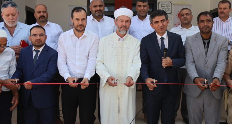 KARABATAK MAHALLESİ CAMİİ DUALARLA İBADETE AÇILDI