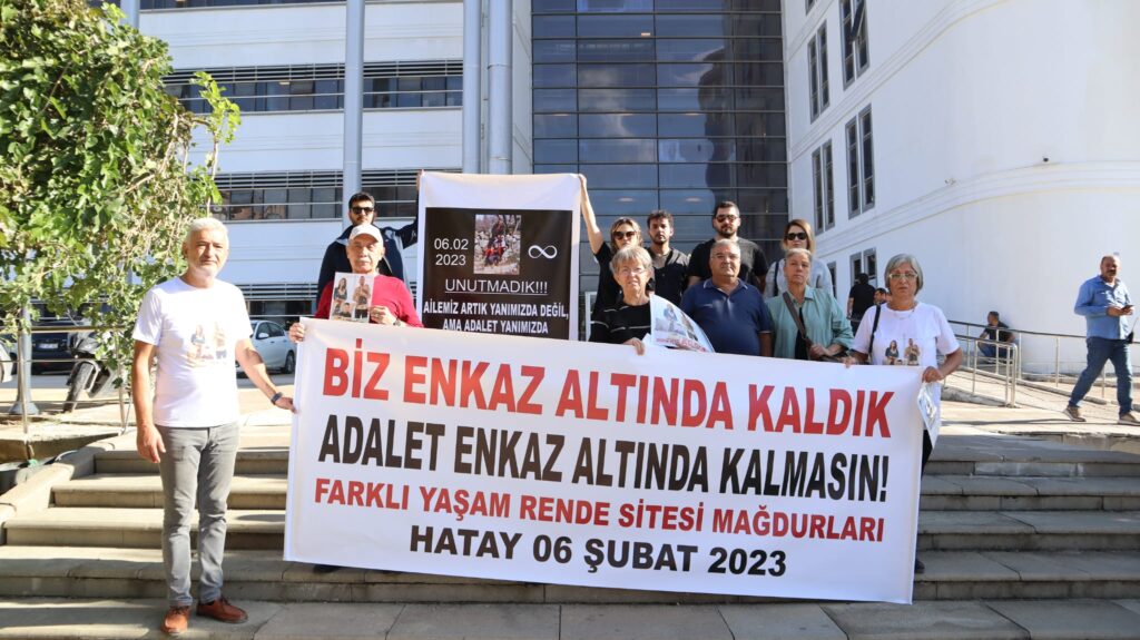 RENDE SİTESİ MAĞDURLARI ADALET İSTEDİ