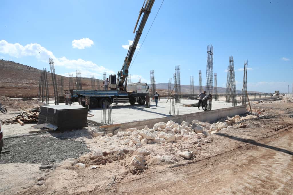 CİLVEGÖZÜ SINIR KAPISI’NDA TIR PARKI VE LOJİSTİK KÖY İNŞASI SÜRÜYOR