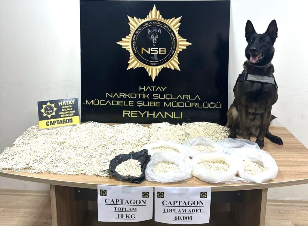 60 BİN UYUŞTURUCU HAP ELE GEÇİRİLDİ