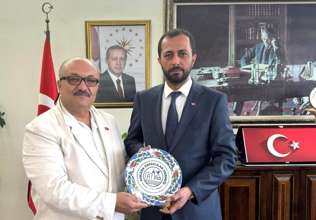 BAŞKAN YALÇIN HATKON HEYETİNİ KABUL ETTİ