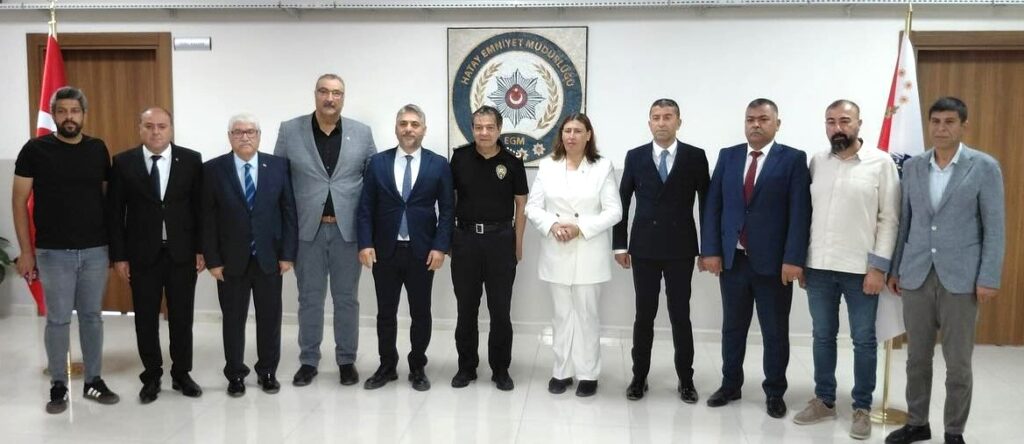 MHP’LİLERDEN İL EMNİYET MÜDÜRÜ YILMAZ’A ZİYARET