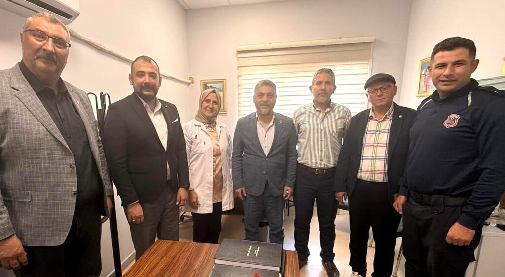 MHP HEYETİNDEN AKSU’YA TEBRİK ZİYARETİ