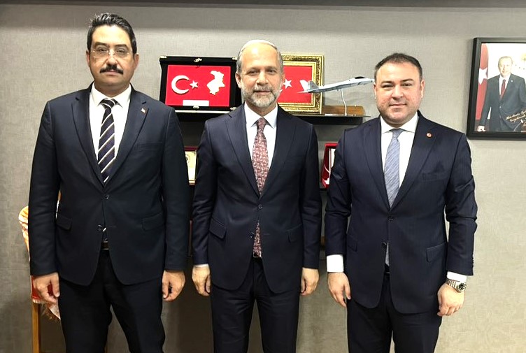 VEKİL ÖZEL, MIZRAK VE YILDIRIM’I AĞIRLADI
