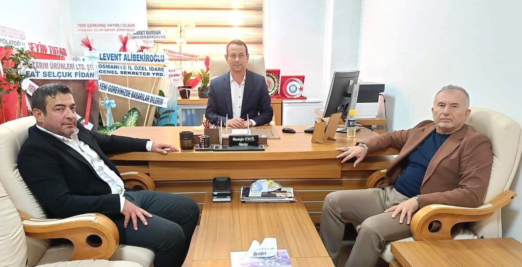 TUTAR, OSMANİYE ÇEVRE MÜDÜRLÜĞÜ’NDE İSTİŞAREDE BULUNDU