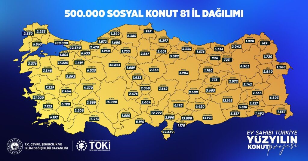 HATAY’IN KONUT SAYISI BELLİ OLDU